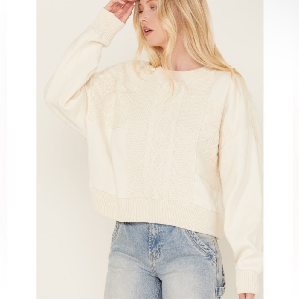 CLEO + WOLF • Fleece Knit Sweater
